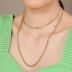 Colar Dourado Chocker com Nó em Metal