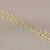 Colar Dourado Riviera com Zircônias Cristais 46+8cm