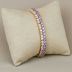 Pulseira Dourada Cravejada com Zircônias 17+2cm