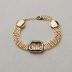Pulseira Dourado com Elo Argânigo 17+5cm em Metal