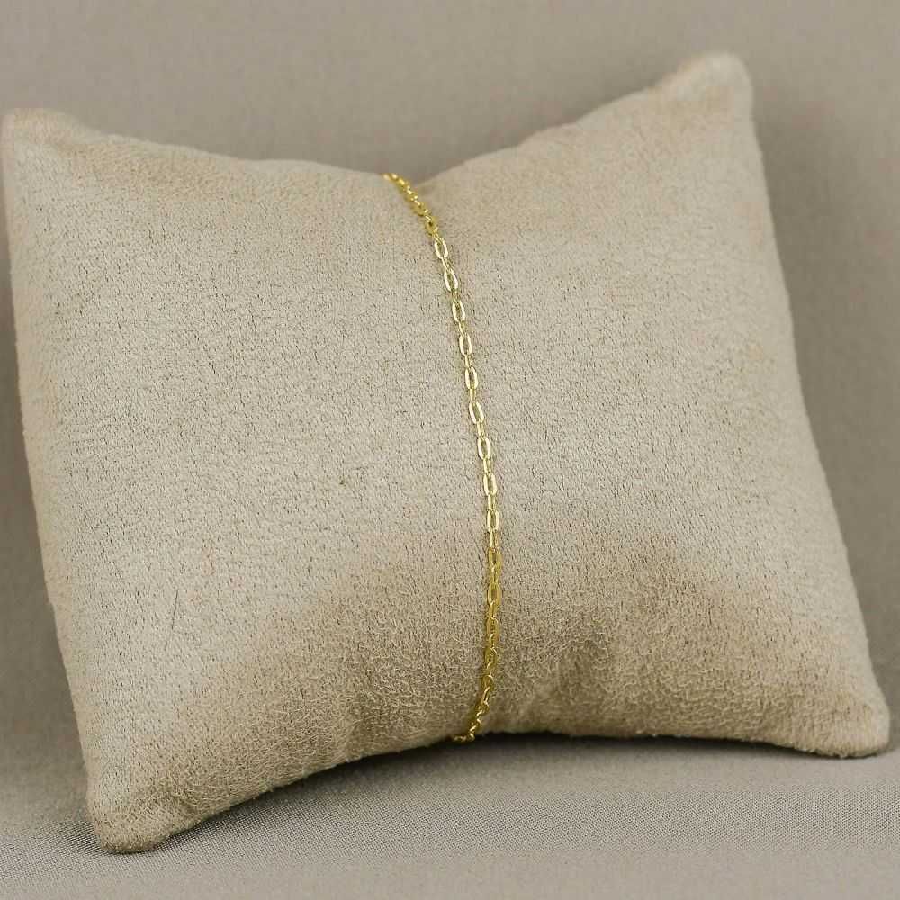Pulseira Infantil Dourado Elos Cartier 15+3m